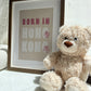 Poster - "Born in Hong Kong (pink)"