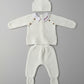 Set New Born "Petit Amour" - White & Red