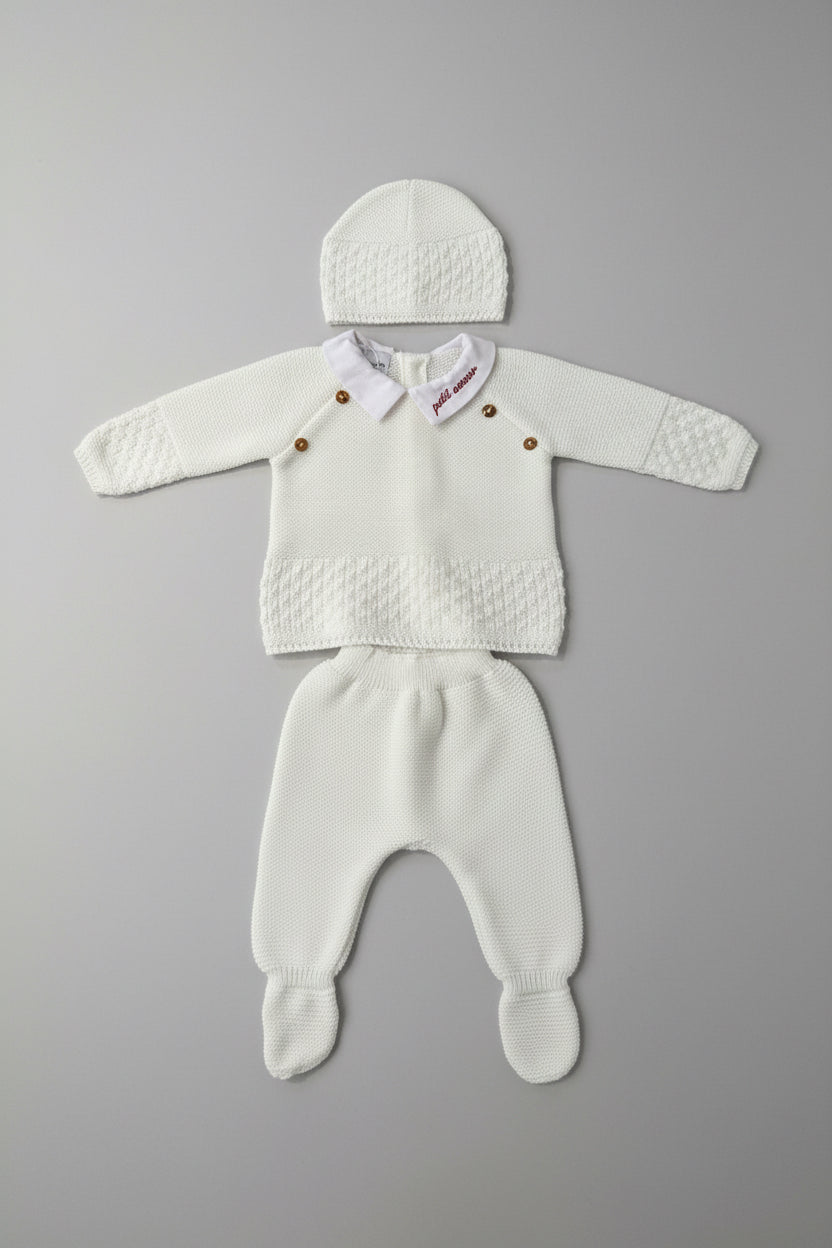 Set New Born "Petit Amour" - White & Red