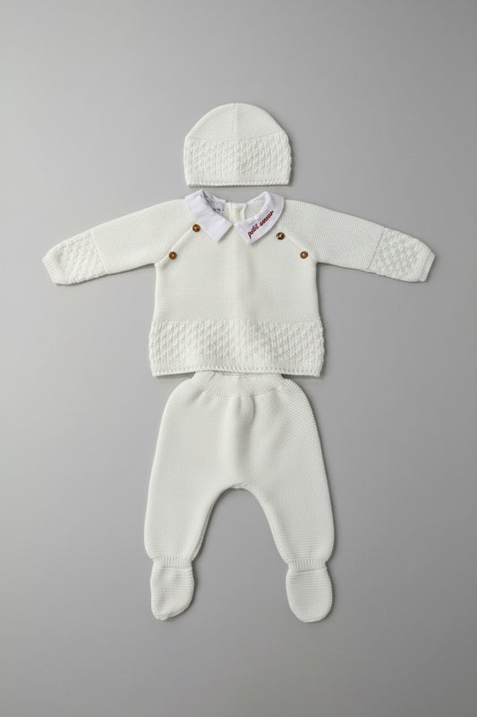 Set New Born "Petit Amour" - White & Red