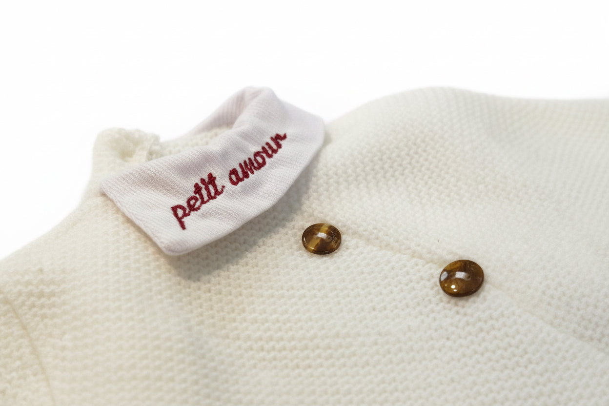 Set New Born "Petit Amour" - White & Red