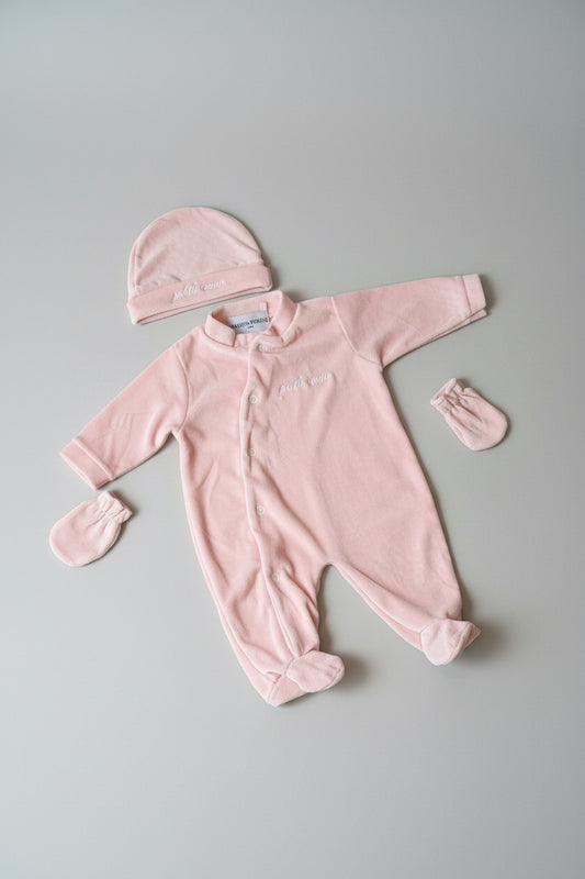 Set Pyjamas "Petit Coeur" - Light pink